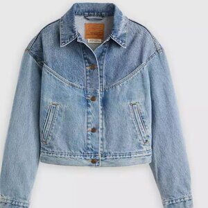 Levi’s Premium Shrunken 90s Western Denim Jacket Indigo NWT XS
